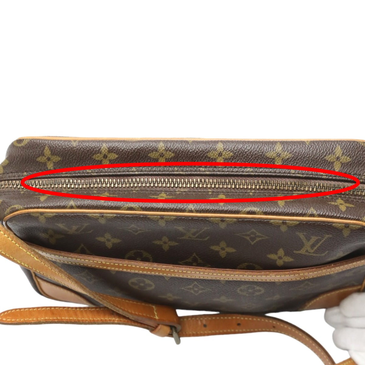 LOUIS VUITTON Shoulder Bag M51274 Monogram canvas Brown Trocadero27 Monogram Crossbody unisex(Unisex) Used