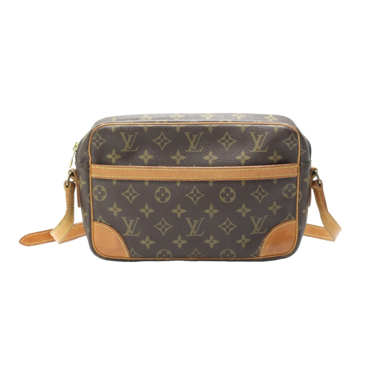 LOUIS VUITTON Shoulder Bag M51274 Monogram canvas Brown Trocadero27 Monogram Crossbody unisex(Unisex) Used