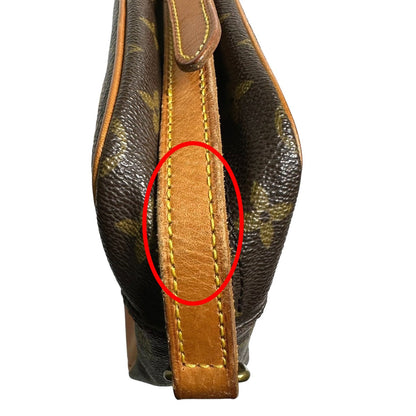 LOUIS VUITTON Shoulder Bag M51274 Monogram canvas Brown Trocadero27 Monogram Crossbody unisex(Unisex) Used