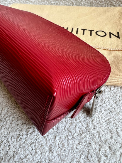 Louis Vuitton Cosmetic Pouch PM Red Epi