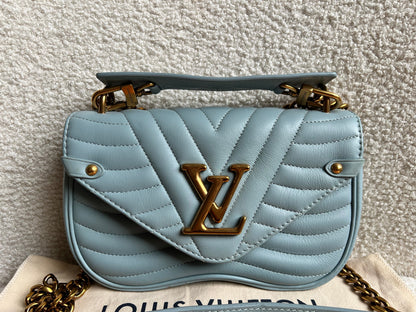 Louis Vuitton New Wave PM Bag in Light Blue