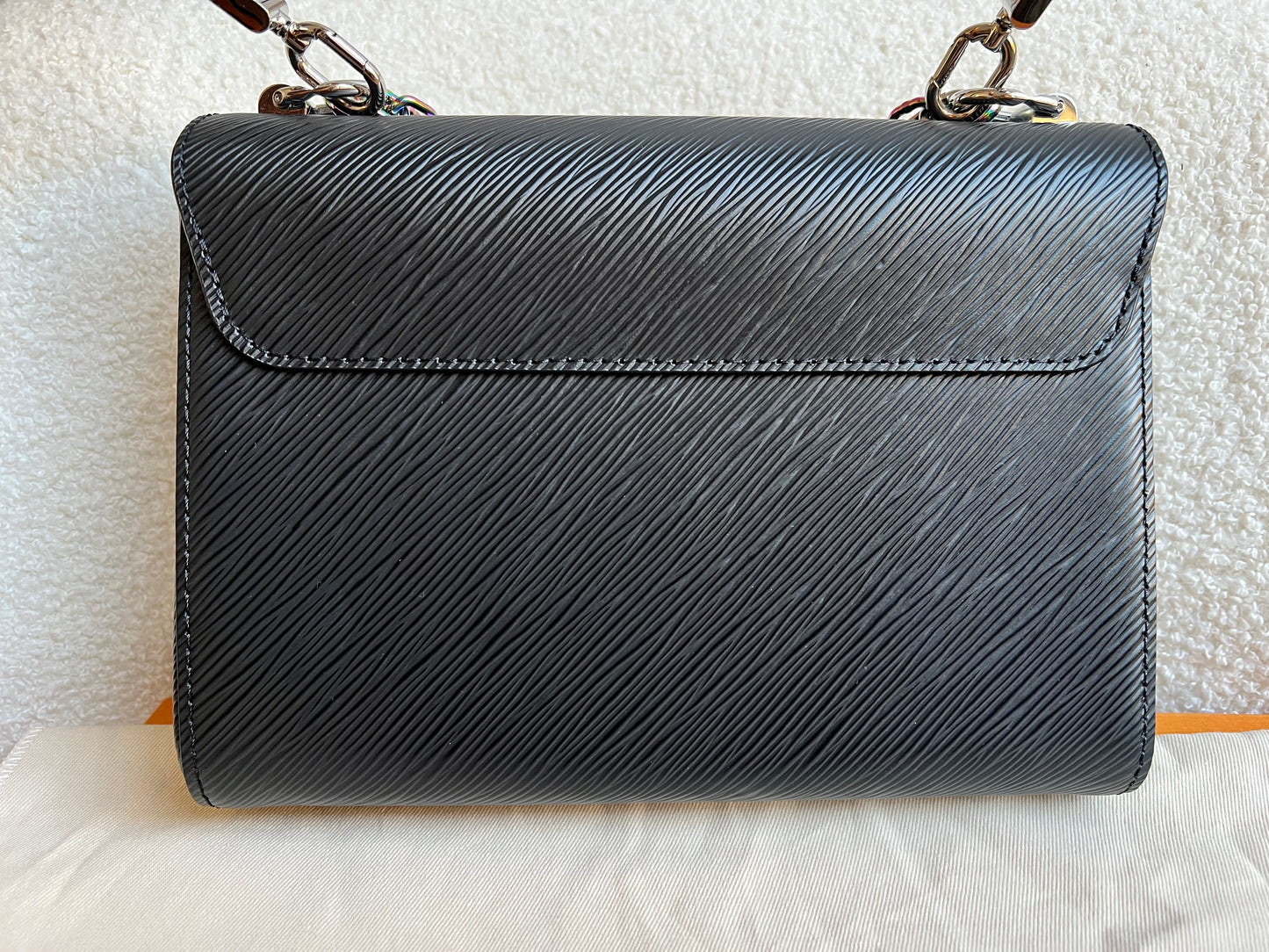 Louis Vuitton Black Triple Chain Twist MM Shoulder Bag (RRP £3550)