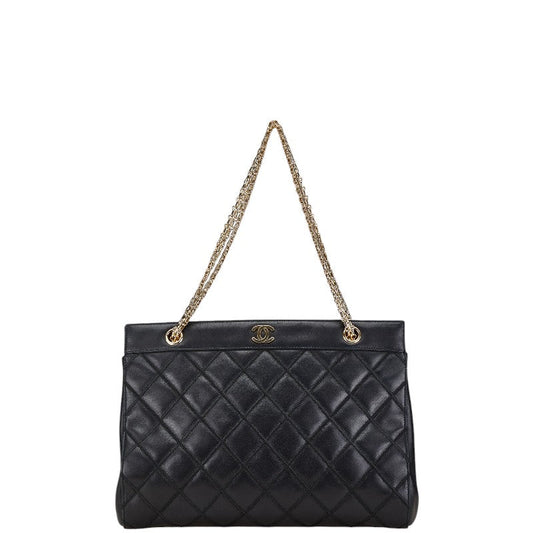 Chanel Bicolore Coco Mark Leather Chain Shoulder Bag