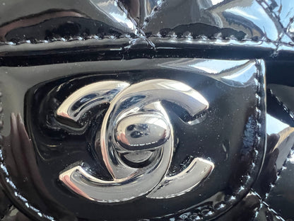 Chanel Medium Classic Flap in Black Patent Leather