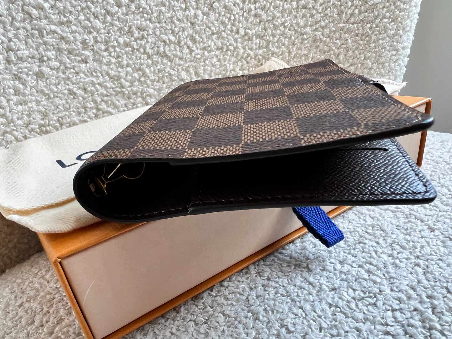 Louis Vuitton Damier Ebene Small Ring Agenda Cover (RRP £290)
