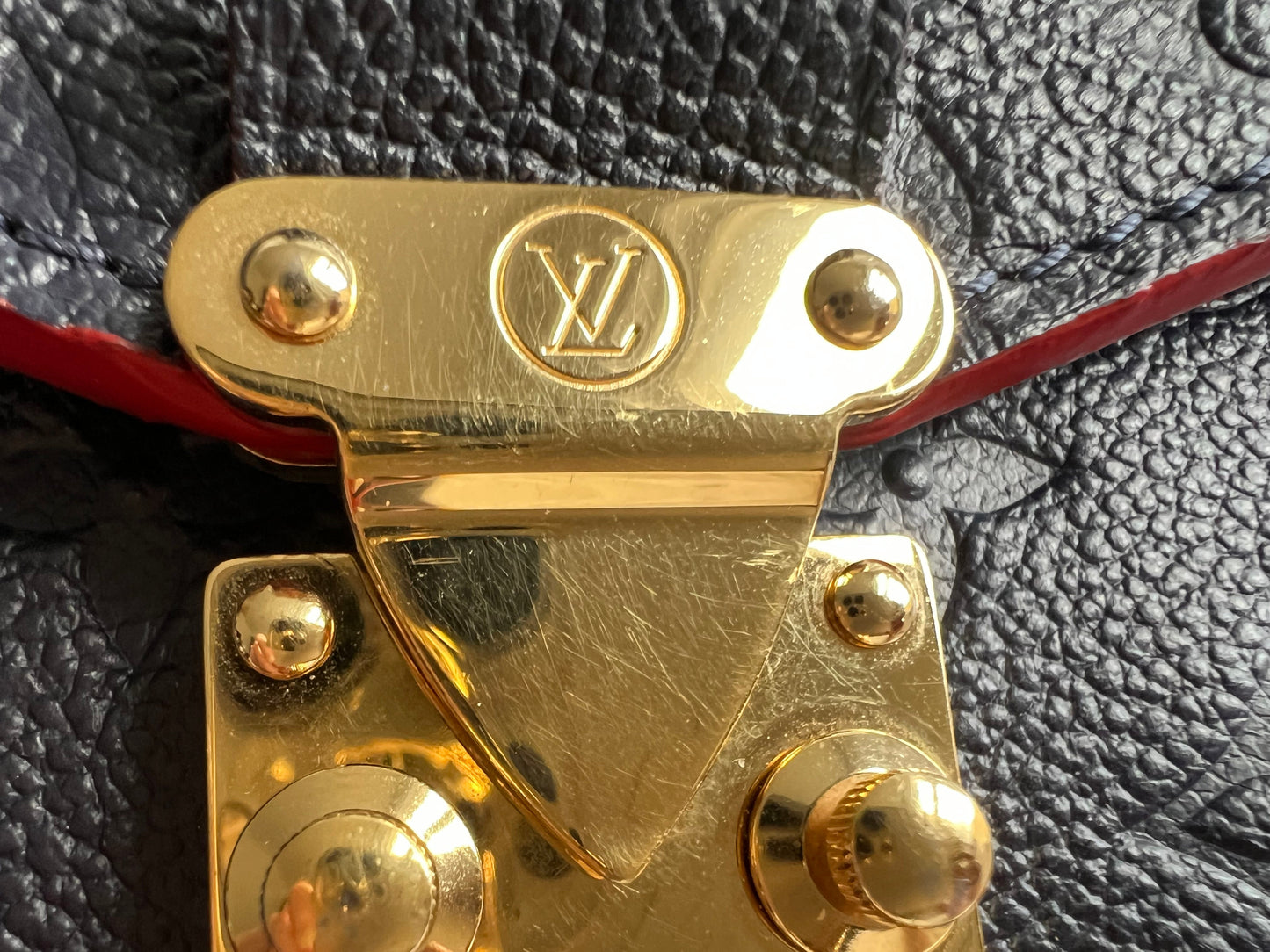 Louis Vuitton Pochette Metis Marine Rouge Empreinte (RRP £2,200)