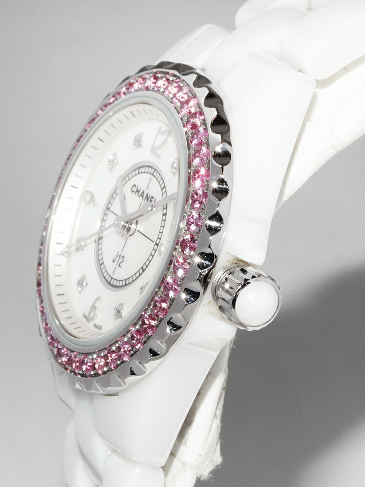 Chanel J12 Ceramic Pink Sapphire Quartz Watch