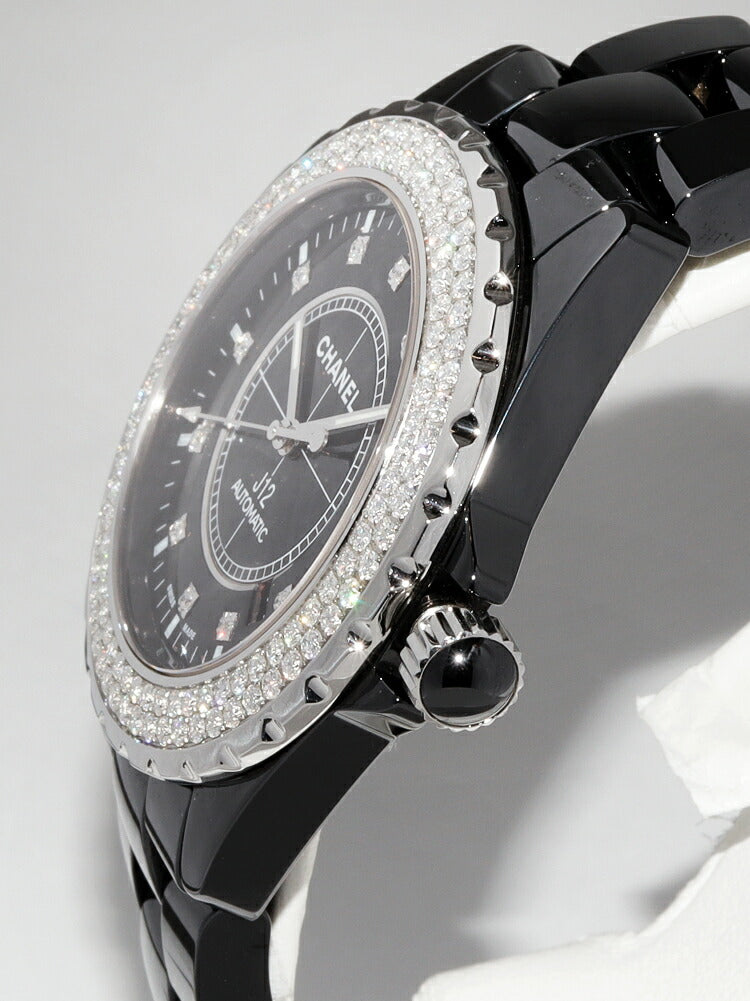 Chanel Black Ceramic J12 Watch H2014