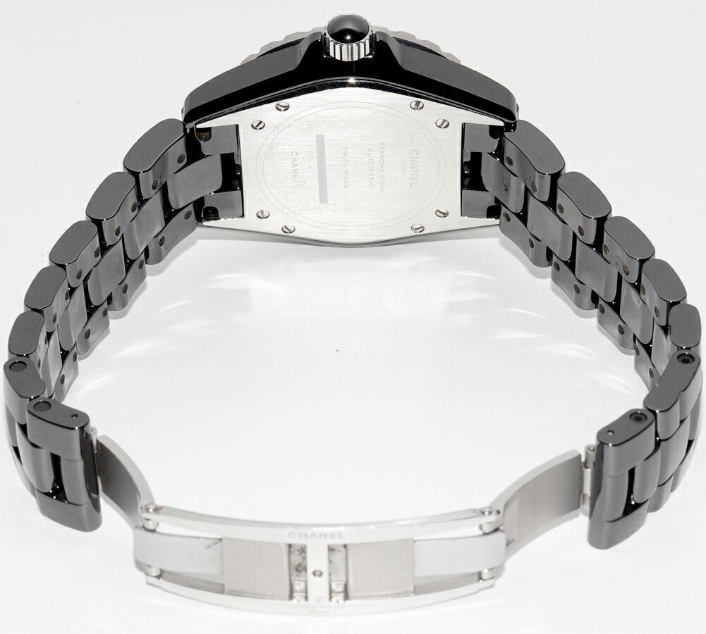 Chanel Black Ceramic J12 Watch H0685