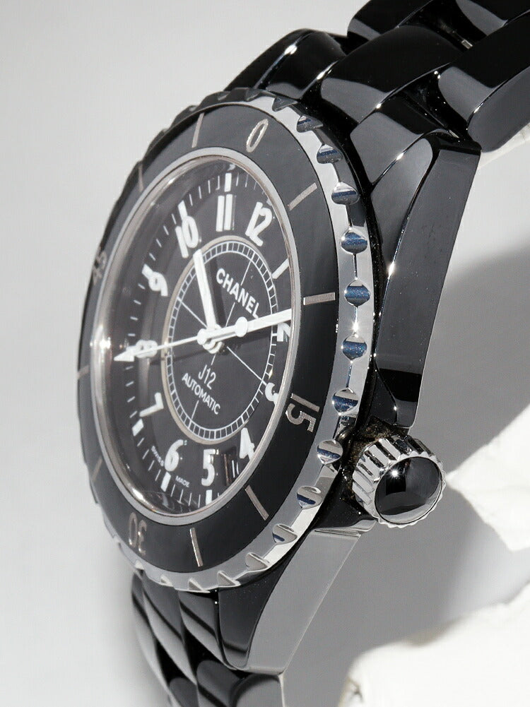 Chanel Black Ceramic J12 Watch H0685