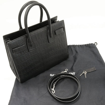 Saint Laurent Paris Sac De Jour Embossed Calf 2Way Bag