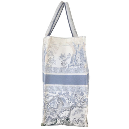 Dior Book Tote Large Toile de Jouy