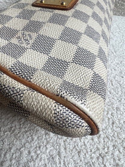 Louis Vuitton Eva Clutch Damier Azur