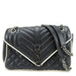 Saint Laurent Envelope Leather Shoulder Bag