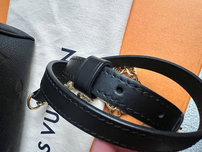 Louis Vuitton Speedy Black Empreinte Bandouliere 20 (RRP £1960)