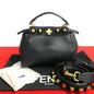 Fendi Peekaboo Leather Red Handbag Style 35