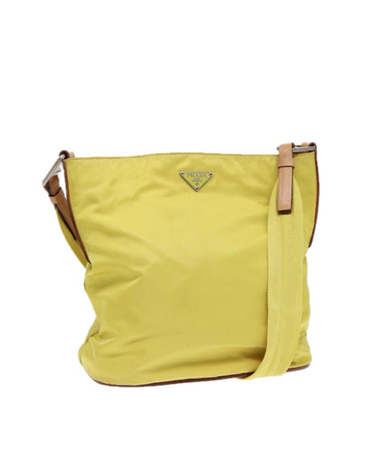 Nylon Crossbody Bag Yellow
