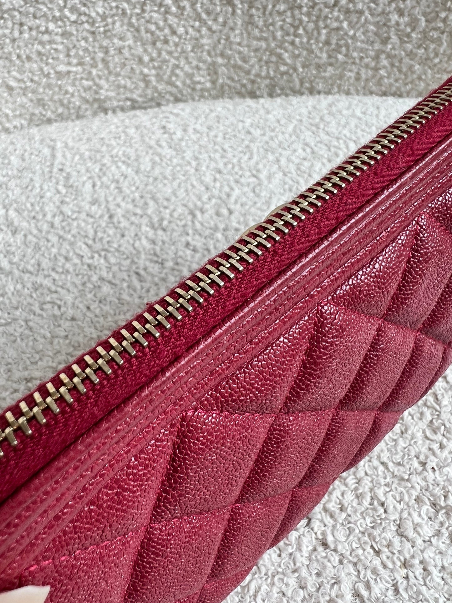 Chanel Boy Pink Zip pouch Mini Ocase (RRP £530)
