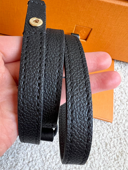 Louis Vuitton Ivy Wallet on Chain Bag Black Empreinte (RRP £1,460)