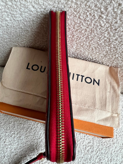 Louis Vuitton Zippy Wallet in Red Empreinte (RRP £740)