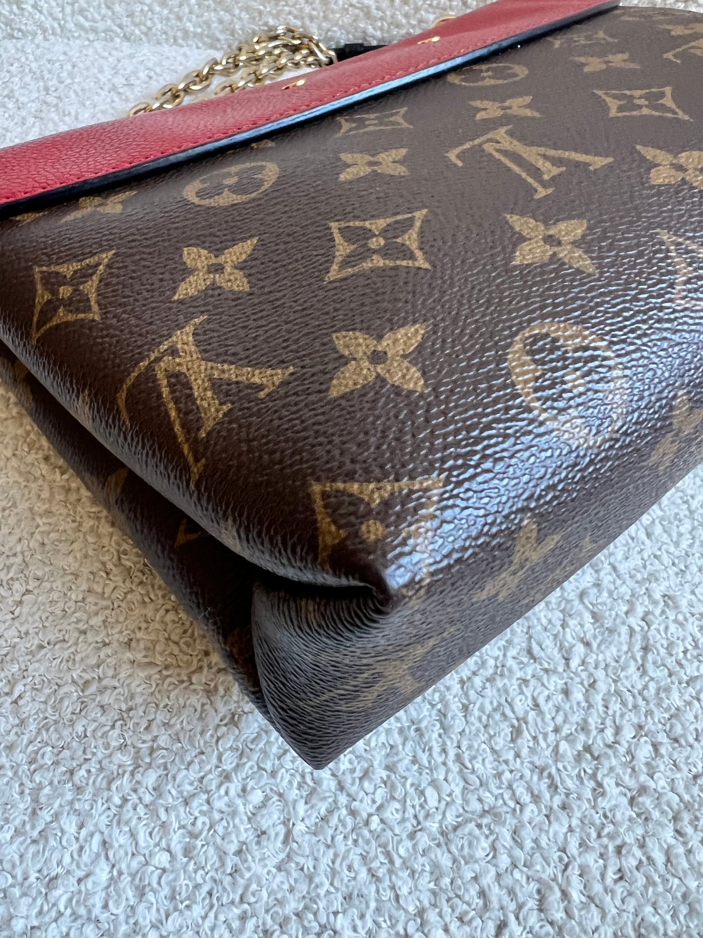 Louis Vuitton Saint Placide Monogram Red