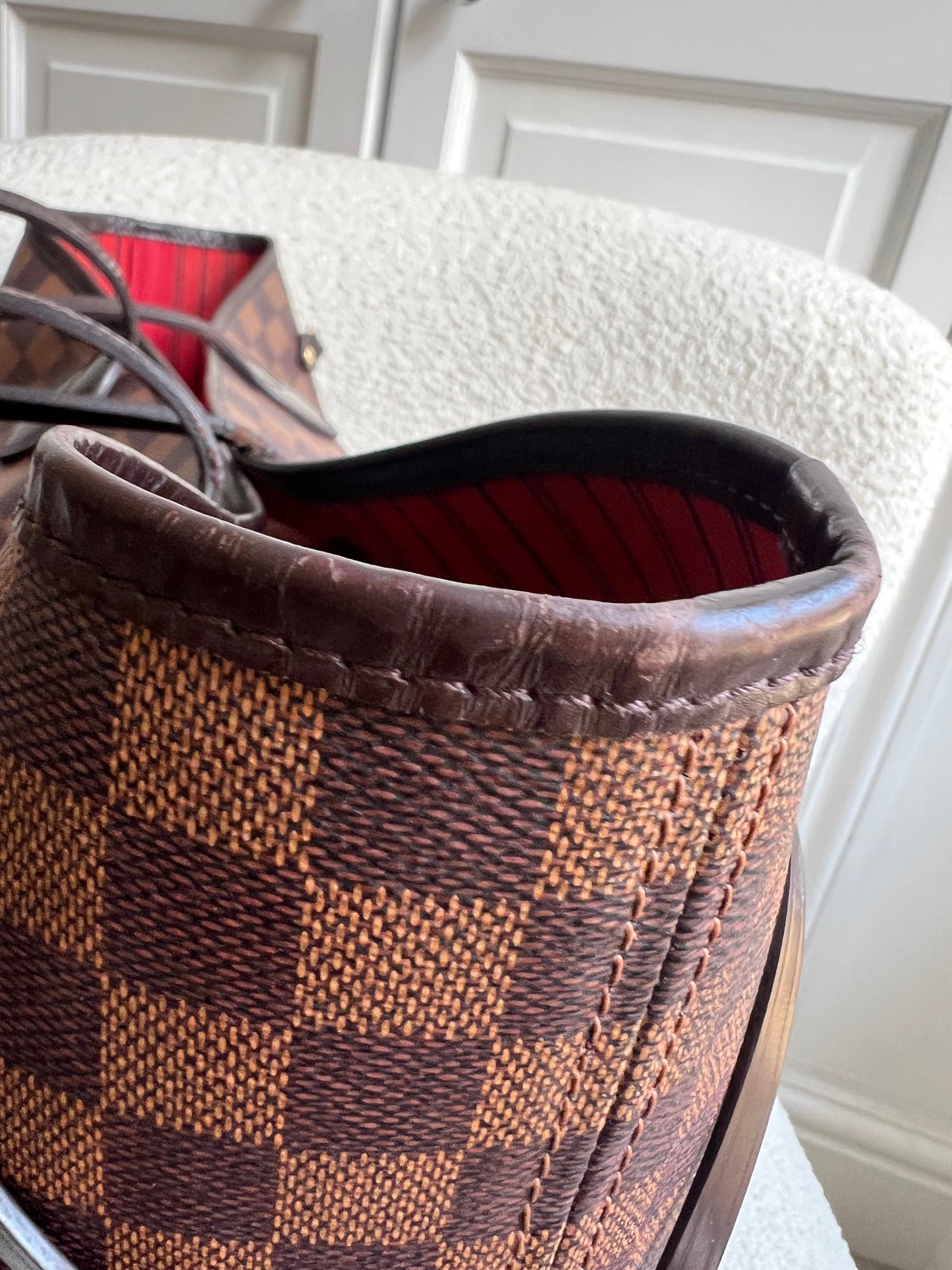 Louis Vuitton Neverfull GM Damier Ebene Cherry Interior (RRP £1,500)
