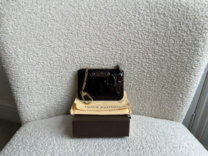 Louis Vuitton Amarante Vernis Key Pouch
