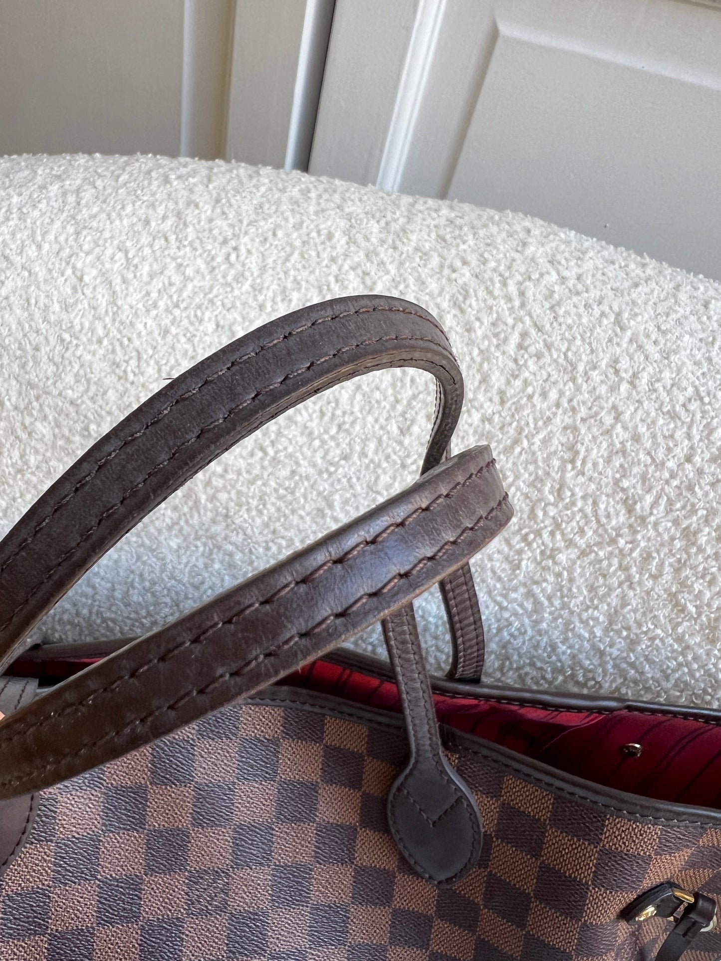 Louis Vuitton Neverfull MM Damier Ebene Cherry Interior (RRP £1,430)