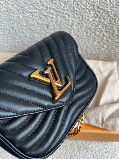 Louis Vuitton Black New Wave Multi Pochette (RRP £2070)