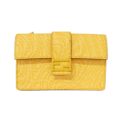 Fendi Baguette Coated Canvas Shoulder Bag