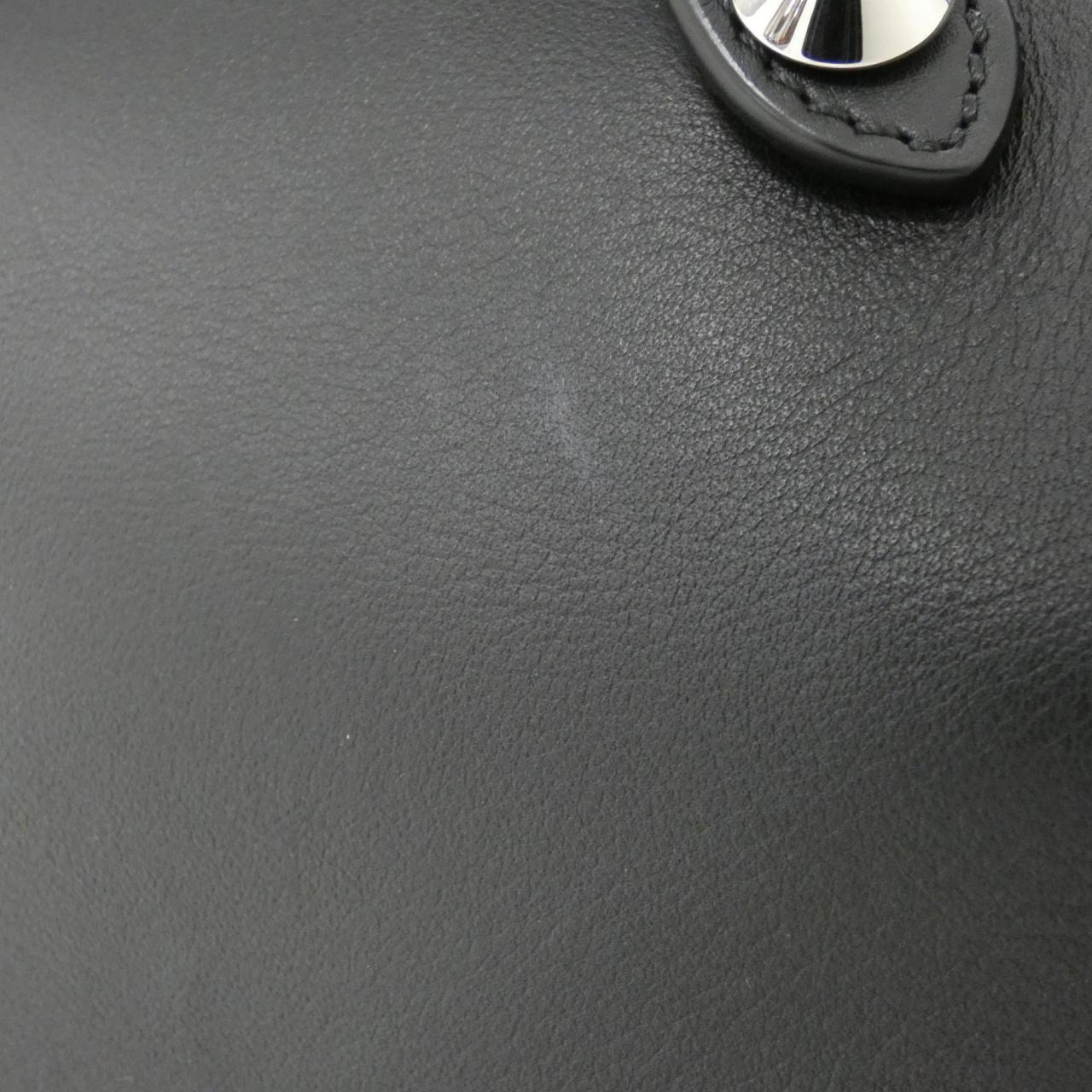 Fendi By The Way Leather Red Handbag Red