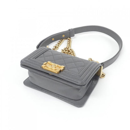 Chanel Boy Caviar Shoulder Bag Style 6