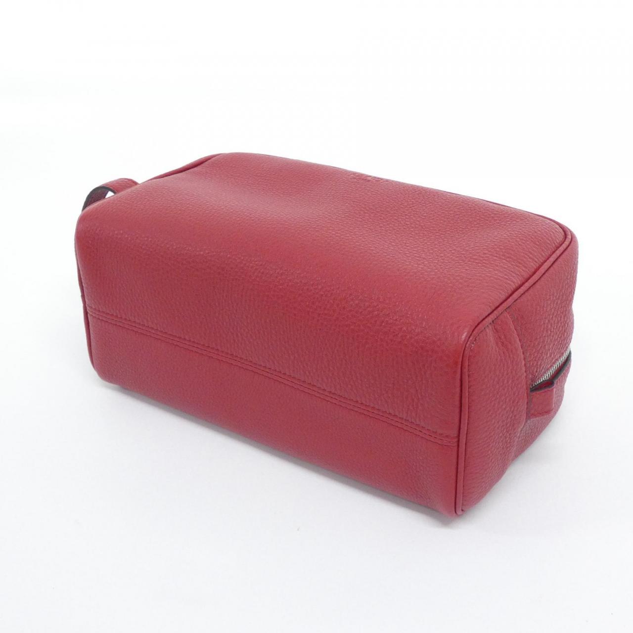 Fendi Peekaboo Leather Red Handbag Style 37