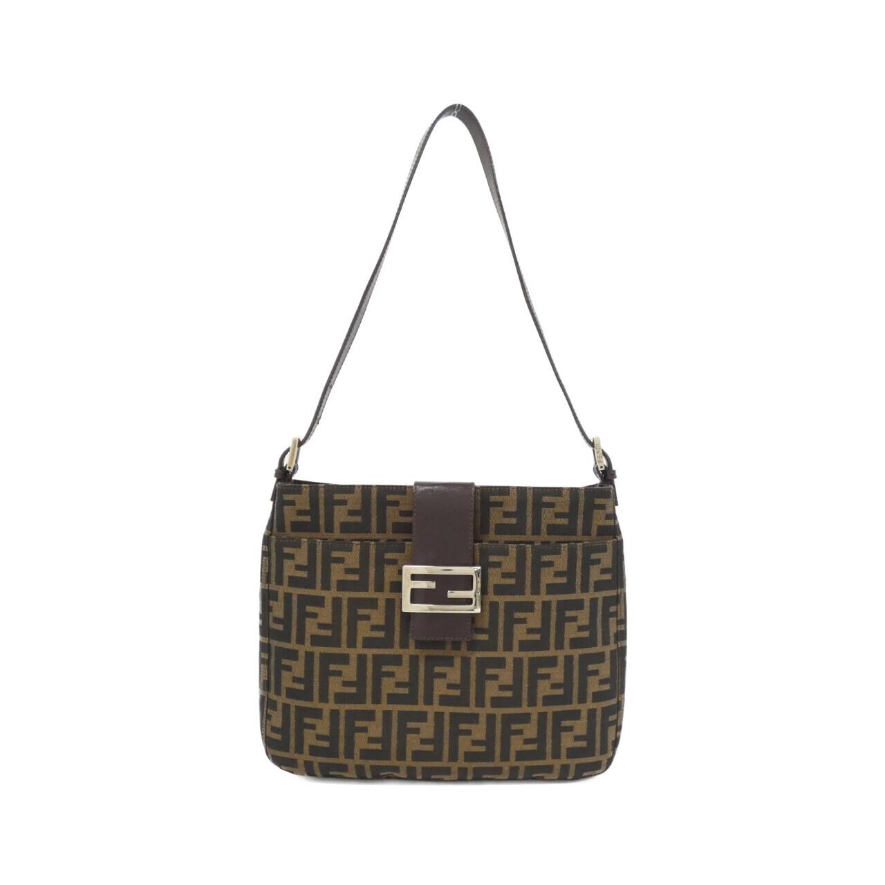 Fendi Luxury Canvas Red Shoulder Bag Style 51