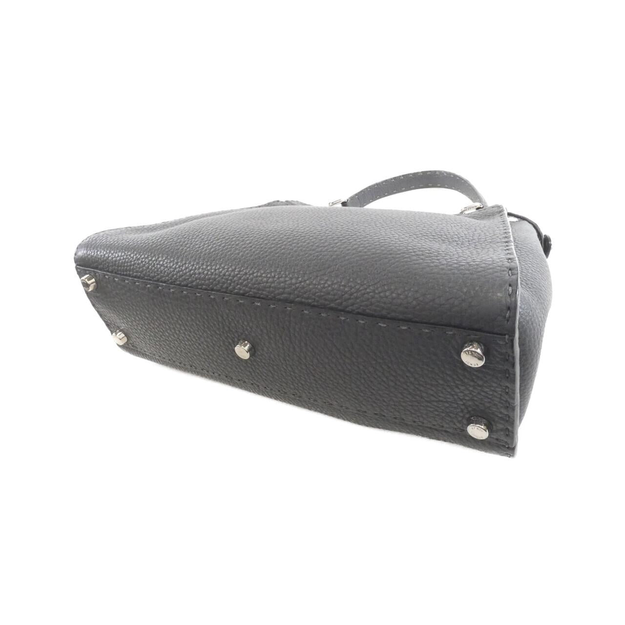 Fendi Peekaboo Leather Red Handbag Style 23