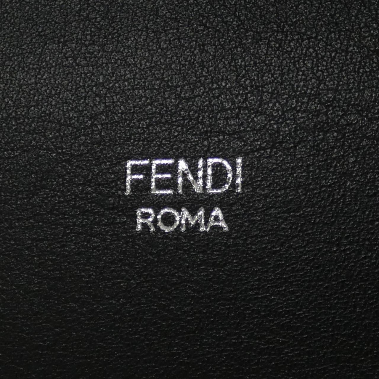 Fendi Luxury Canvas Red Shoulder Bag Style 47