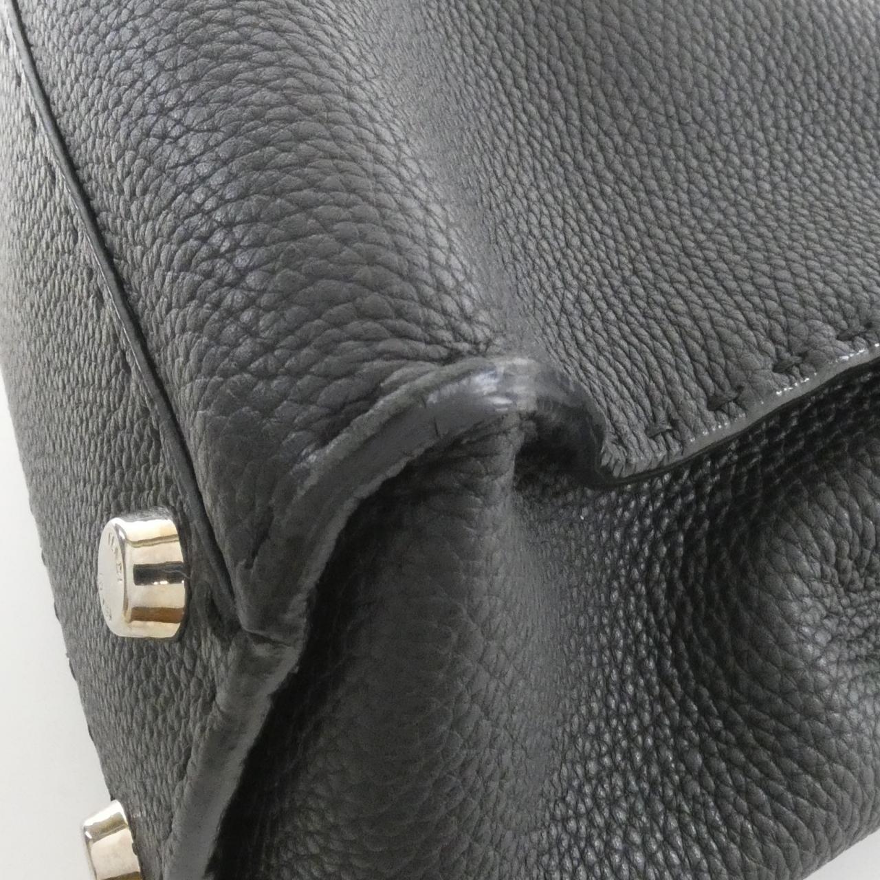 Fendi Peekaboo Leather Red Handbag Style 12