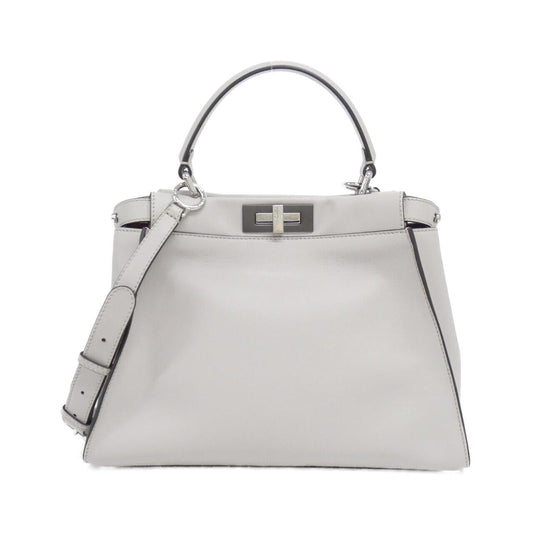 Fendi Peekaboo Leather Red Handbag Style 13
