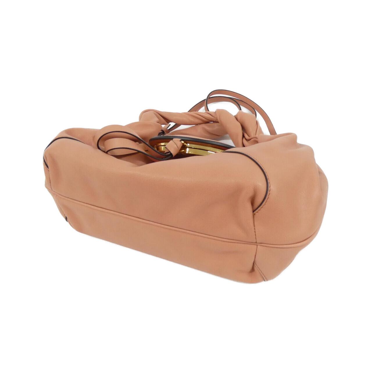 Fendi FF Logo Leather 2Way Bag