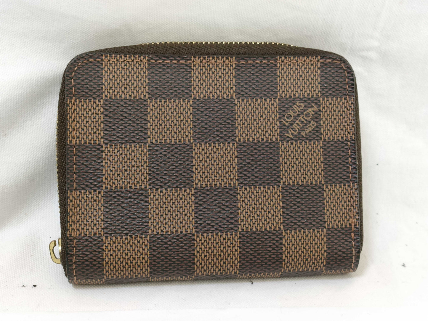 Louis Vuitton Zippy Coin Purse Damier Ebene EC-0431