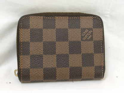 Louis Vuitton Zippy Coin Purse Damier Ebene EC-0431
