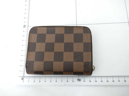 Louis Vuitton Zippy Coin Purse Damier Ebene EC-0431