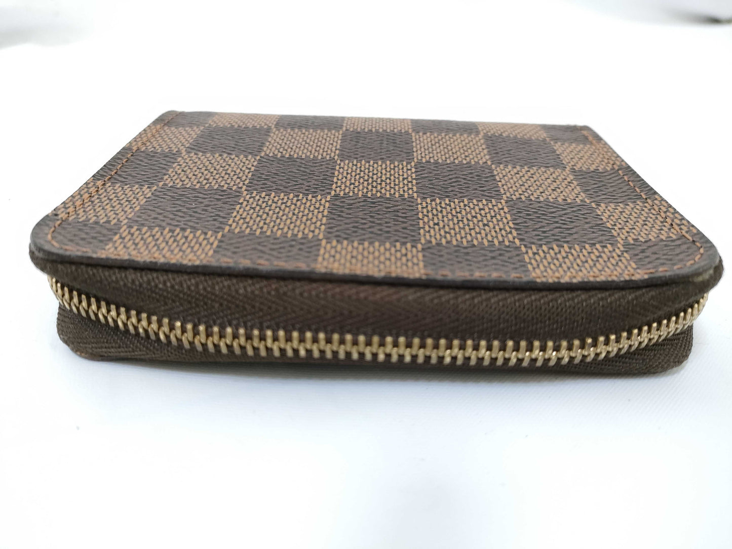 Louis Vuitton Zippy Coin Purse Damier Ebene EC-0431