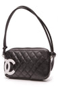 Chanel Cambon Ligne Pochette Bag - Black Calfskin