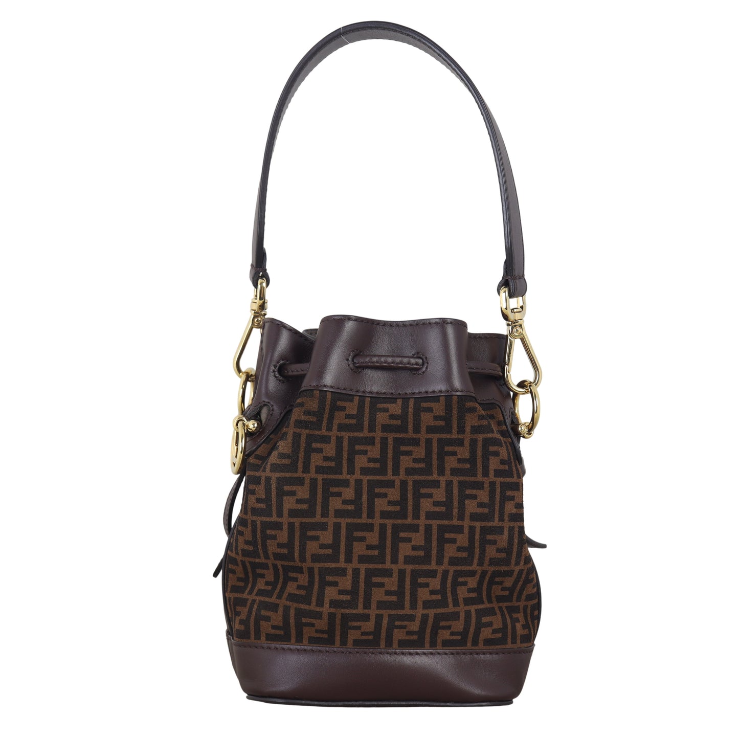 Fendi Mon Tresor Suede Mini Bucket Bag