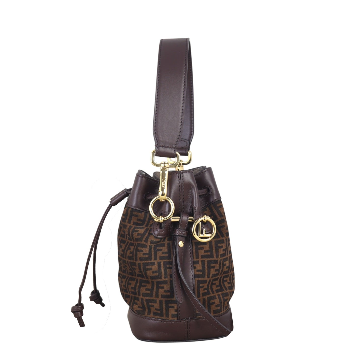 Fendi Mon Tresor Suede Mini Bucket Bag