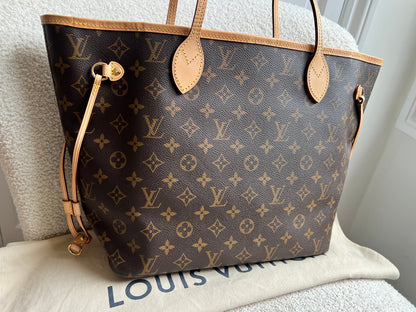 Louis Vuitton Neverfull MM Monogram Pivoine (RRP £1,430)
