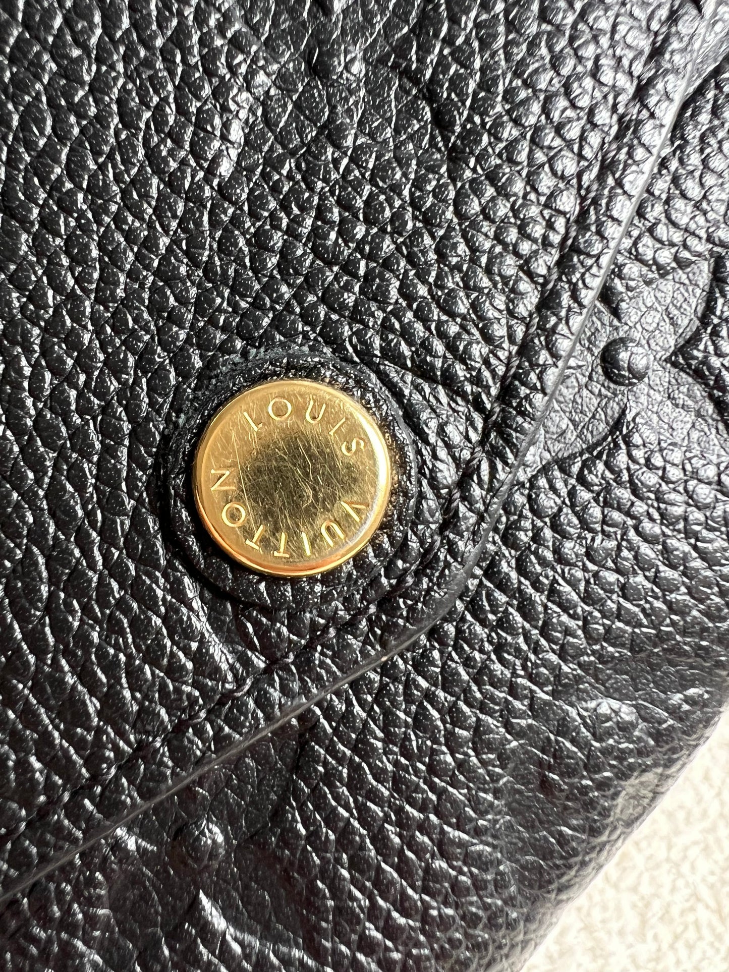 Louis Vuitton Key Pouch Black Empreinte