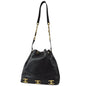 Chanel Black Caviar Triple CC Bucket Shoulder Bag