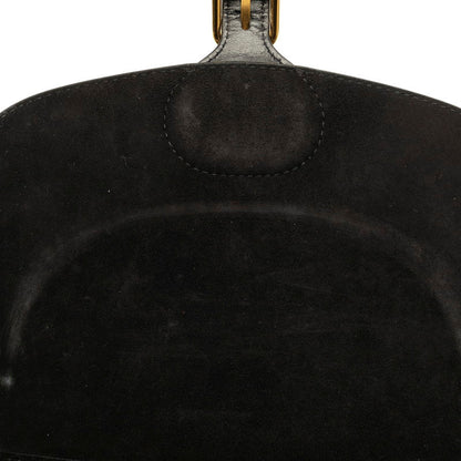 Christian Dior Shoulder Bag Crossbody Bag Black Calf Leather M9319UMOL
